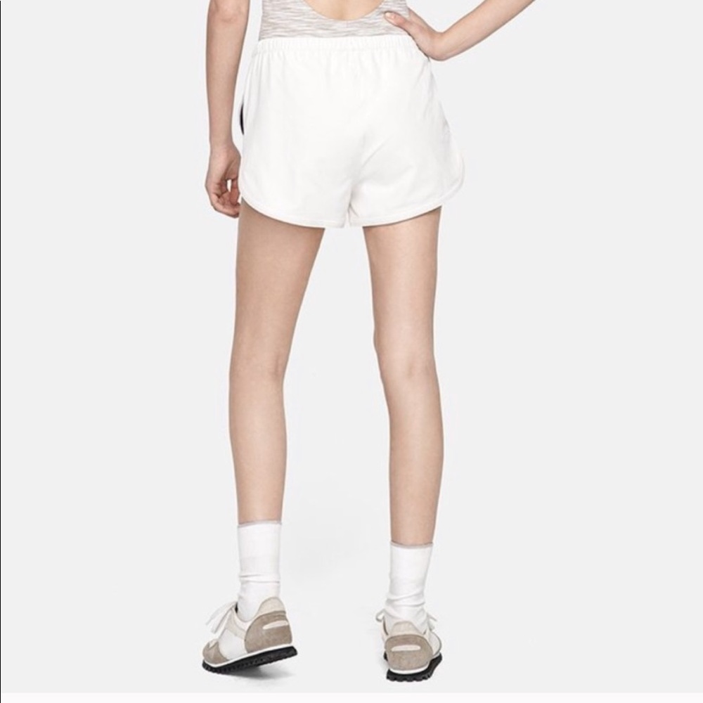 Outdoor Voices Bone Stretch Crepe Shorts